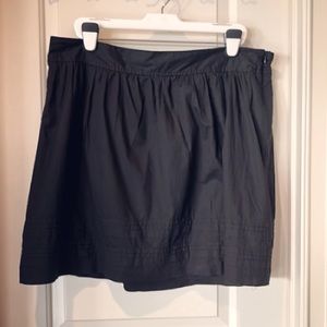 LOFT cotton black skirt (size 18)